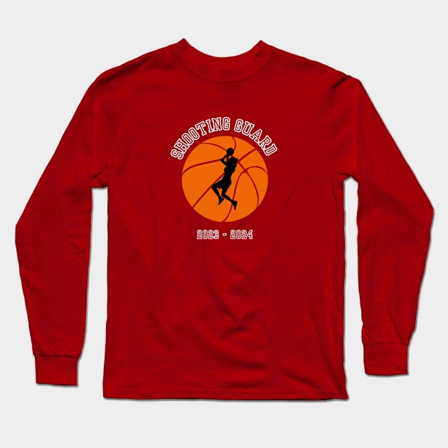 Female Shooting Guard Long Sleeve T-Shirt by Hayden Mango Collective 